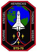 CLICK HERE for STS-70 Mission Data